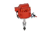 A-Team Performance Complete HEI Distributor 65,000 Coil Auto Parts Replcament Compatible with SBF Small Block Ford 260 289 302 5.0 One Wire Installation Red Cap