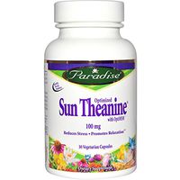 Paradise Herbs, Optimized Sun Theanine, 100 mg, 30 Veggie Caps - 2pc