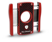 Tonino Lamborghini Aldebaran Matte Carbon Fiber Cigar Cutter, Red
