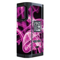 MightySkins Skin Compatible with iJoy Captain PD270 - Pink Flames | Protective, Durable, and Unique Vinyl Decal wrap Cover | Easy to Apply, Remove, and Change Styles | Made in The USA
