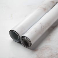 Homein Marble Self Adhesive Paper White 23.6×78.7 inches Peel and Stick Vinyl Film for Furniture Decorative Matte Granite Cover Waterproof Removable Wallpaper Roll for Countertops Cabinet