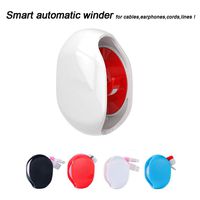 Automatic Cable Winder Retractable Cable Organizer For USB Cable,Headphones, Phone, Tablet and Reader Chargers Portable Cord Winder Travel Cable Organizer No More Tangled Cords (White)