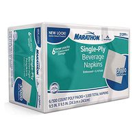 Marathon - Beverage Napkin, 1/4 Fold - 3,000 Napkins