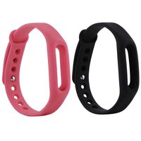 SmartHer Gotcha Wristband, Replacement Bands for Gotcha, Gotcha Accessories.Black&Pink.
