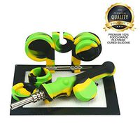 Ornate Ocean Silicone Honey Straw 6.5” (Green Pack)