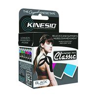 Fabrication Kinesio Tape, Tex Classic, 2" x 4.4 yds, Black, 1 Roll
