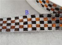 25y Woven Sparkle Glitter Ribbon Headband Clips Bow 20mm-(Pick Colour) (B)