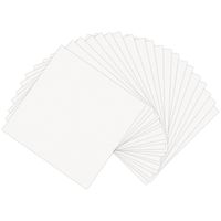 Sizzix Paper Leather Sheets 6-Inch by 6-Inch White, 20 Sheets