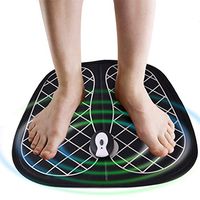 Aceyyk Electric EMS Foot Massager Pad with USB Rechargeable, Feet Massage Mat Improve Blood Circulation Relieve Ache Pain,White
