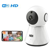 WiFi Security Camera Pan/ Tilt/ Zoom, N2N Wireless IP Camera 1080P with 2 Way Audio, Home Surveillance System, Baby Monitor Built-in Children's Song & Story
