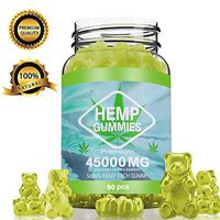 Hemp Gummies 45000 MG - Hemp Gummies for Stress, Inflammation, Sleep, Anxiety, Depression, Improve The Immunity, 100% Natural & Safe Fruity Gummy Bear - 500 MG Per Gummy - 90PCS