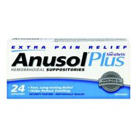 ANUSOL PLUS 24 Hemorrhoidal SUPPOSITORIES