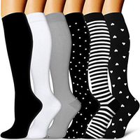 Compression Socks for Women & Men-Best for Running,Nurse,Travel,Varicose Veins,Maternity,Pregnant,Flight Socks