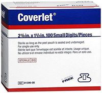 Coverlet Digits Small Finger Tip Adhesive Bandage 2-3/25" x 1-2/5"