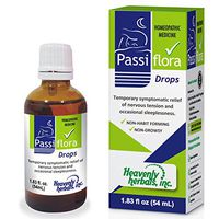 Heavenly Herbals Passion Flower Extract, Passiflora Drops - Helps You Relax and Sleep Better, Relief of Nervous Tension and Occasional sleeplessness 1.83 fl oz (54mL)