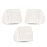Theater Solutions TS30W Mountable Indoor Speakers White Bookshelf 3 Piece Pack