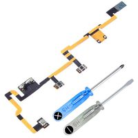 MMOBIEL Volume Flex Compatible with iPad 2 Power ON/Off Switch Button Connector Flex Cable incl. 2 x Screwdriver