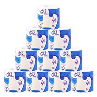 10 Rolls Premium 3-Ply Soft Toilet Paper Bulk, Ultra Cleancare Recycled Toilet Tissue, Strong and Highly Absorbent Toilet Papers for Daily Use