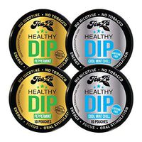 Teaza Herbal Energy Pouch Minty Fresh Bundle - 4 Pucks 2 Peppermint 2 Cool Mint Chill Tobacco Replacement