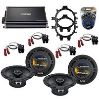Compatible with GMC Yukon/Denali 2001-2002 OEM Speaker Upgrade Harmony R5 R65 & CXA300.4 Amp (Renewed)