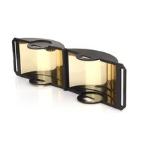 Cinhent Drone Accessories Kit, Remote Control Signal Extender Amplifier Antenna Range Booster for DJI Mavic AIR, Equipment Parts for RC Wifi Flying Quadcopter Toys (Gold)