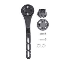 Dilwe Bike Computer Holder, Carbon Fiber Bicycle Computer Handlebar Mount Holder Bike Computer Extension Bracket