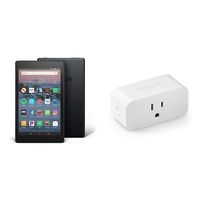 Fire HD 8 Tablet (8" HD Display, 32 GB, Black) with Amazon Smart Plug