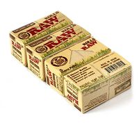 Raw Rolls Organic Hemp Natural Unrefined Rolling Paper 5 Meter ( 15 Feet ) 4 Pack