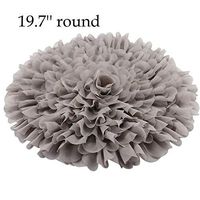 Newborn Photography Props ，Handcraft Soft Chiffon Round Flower Blanket