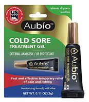 Cold Sore Treatment Gel by Aubio ⁠— Fast and Effective Relief from Cold Sore Pain and Itching ⁠— Soothing Lip Protection Treatment that Relieves Dryness of Cold Sores