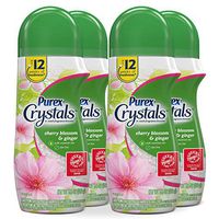 Purex Crystals in-Wash Fragrance and Scent Booster, Cherry Blossom & Ginger, 15.5 Ounce, 4 Count