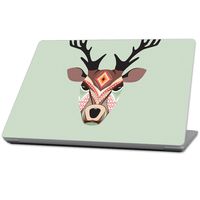 MightySkins Protective, Durable, and Unique Vinyl wrap cover Skin for Microsoft Surface Laptop (2017) 13.3" - Aztec Deer, Green (MISURLAP-Aztec Deer)