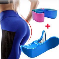 Risefit Kegel Exerciser Pelgrip Pelvis Floor Muscle Medial Exerciser,Hip Muscle&Inner Thigh Trainer,Correction Beautiful Buttocks for Women (Blue+ Band)