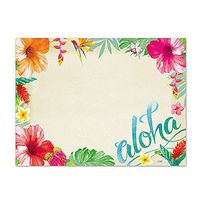6 Rectangular Stick ‘n Notes Hawaii Aloha Floral