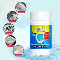 Tpingfe Quick Foaming Toilet Cleaner Magic Bubble Bombs Washing Machine Sink Pipeline Dredge Agent Toilet (2pcs)