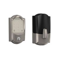 Schlage Encode Smart WiFi Deadbolt with Camelot Trim in Satin Nickel (BE489WB CAM 619)