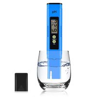 Digital PH Meter, 0.01 PH High Accuracy Water Quality Tester with 0-14 PH Measurement Range for Household Drinking, Pool, Hydroponics and Aquarium Water PH Tester Design with ATC