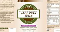 Natural Brand Aloe Vera Juice, Wildberry, 32 fl. oz, Supports Digestive Health