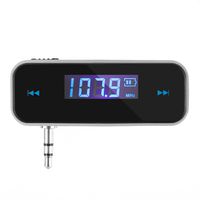 XBOSS RV8 2018 Last Updated Mini Wireless Fm Transmitter 3.5mm in-car Music Audio FM Transmitter for iPhone 4 5 6 6S Plus Samsung Android iPad Car MP3 Transmitter