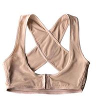 Leegoal Women Back Support Belt Posture Corrector Brace,nude