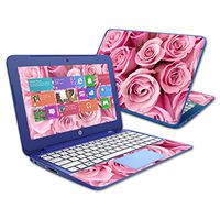 Mightyskins Skin Compatible with Hp Stream 13" Laptop Cover Wrap Sticker Skins Pink Roses