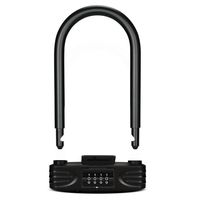Amazer Heavy Duty Combination Bike U Lock, 12mm Bike Lock Bicycle Heavy Duty Combination U Lock Bike Lock Anti Theft