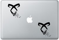The Mortal Instruments The Marks Angelic Power FlashDecals1421 Set Of Two (2x) , Decal , Sticker , Laptop , Ipad , Car , Truck