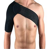 BeesClover Adjustable Shoulder Brace Single Shoulder Pressure Pad Shoulder Support Compression Sleeve