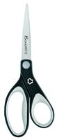 Westcott 8-Inch KleenEarth Soft Handle Straight Scissors, Black/Gray