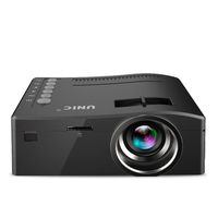 1080P HD LED Home MulitMedia Theater Cinema,Tuscom@ USB TV VGA SD HDMI Mini Projector (Black)