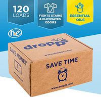 Dropps Household Oxi Booster Pods, Lemon, Versatile Stain Remover and Whitener, Eco Friendly, 120 Count