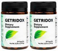 Getridox Natural Detox Colon Cleanser 2 Pack, Intestinal Cleanse and a Weight Loss Supplement – The Cleaner Detox for Humans, Cleanse Kit of Detoxifying Digestion Pills by Hendel's Garden