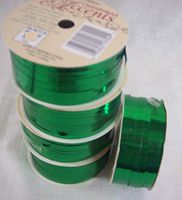 5 Rolls Elegant Gloss Green Curling Ribbon 35 Foot Per Roll