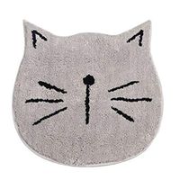 Meidexian888 Cartoon Animal Floor Mats,Gateway Bathroom Door Water Absorbent Anti-slip Mat (Gray)